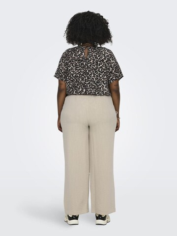 ONLY Carmakoma Regular Trousers in Beige