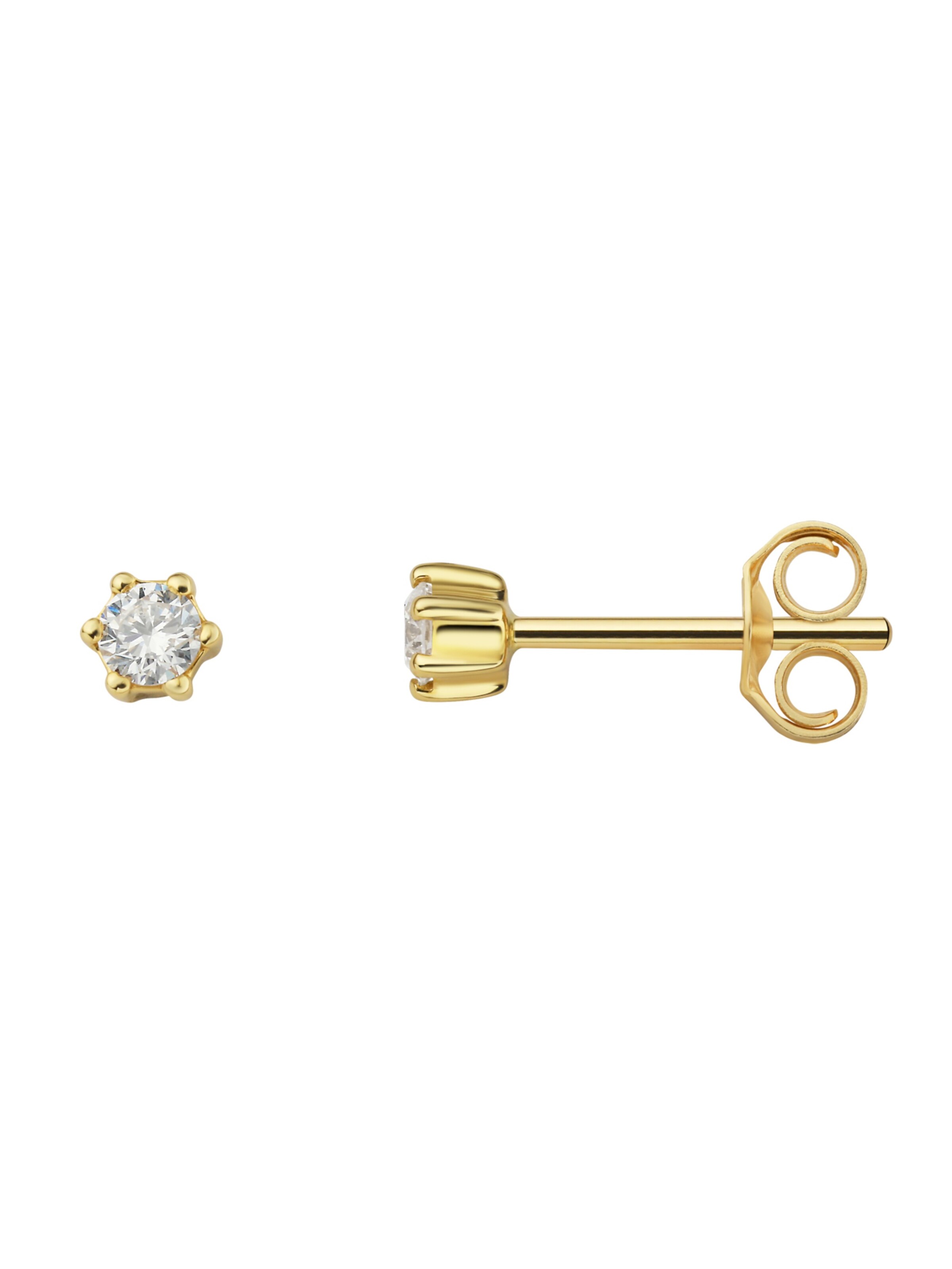 ONE ELEMENT Ohrringe in Gold: Vorderseite