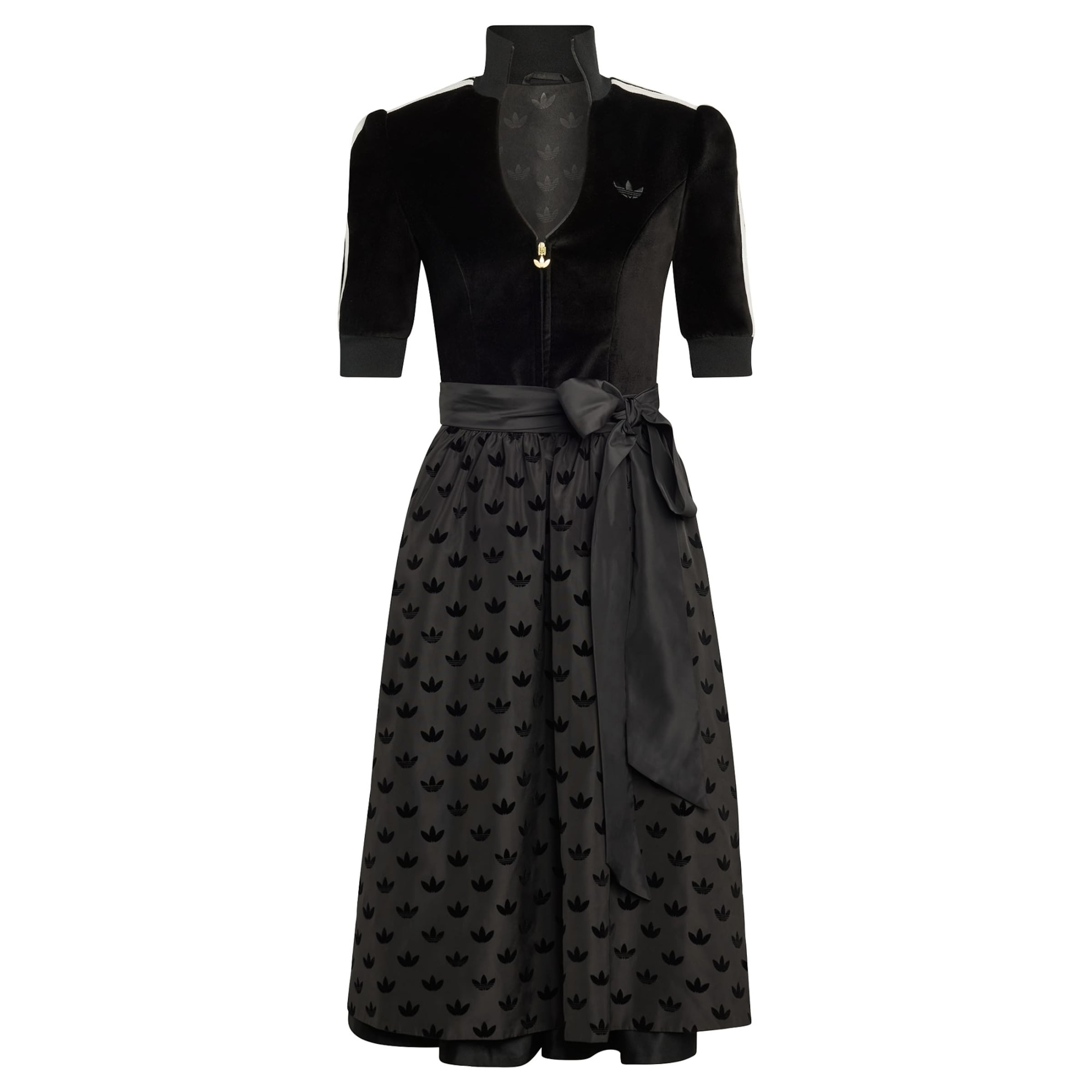 ADIDAS ORIGINALS Dirndl in Black: front