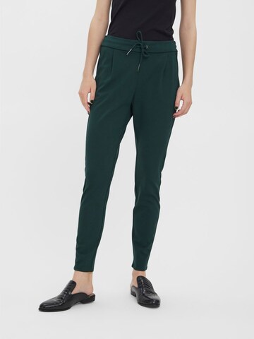 VERO MODA Tapered Broek in Groen: voorkant