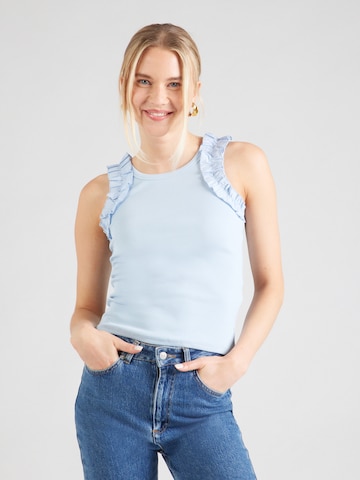 Top 'PCTUBANA' di PIECES in blu: frontale