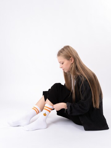 Occulto Athletic Socks 'Casper' in White