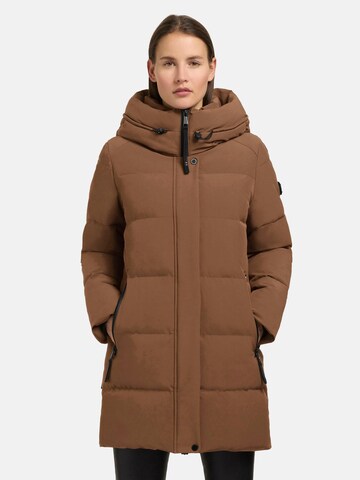 khujo Winterjacke 'Lola' in Braun: Vorderseite