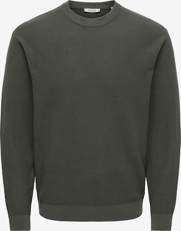Only & Sons Pullover 'ONSTONY' in Grau: Vorderseite