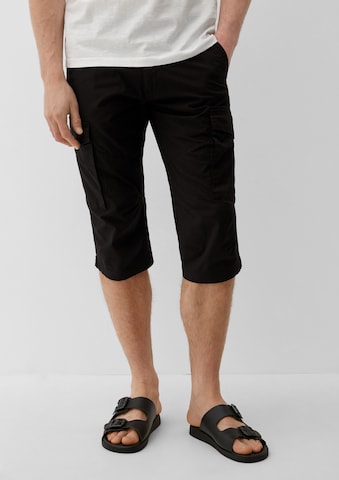 s.Oliver Regular Cargo Pants in Black: front