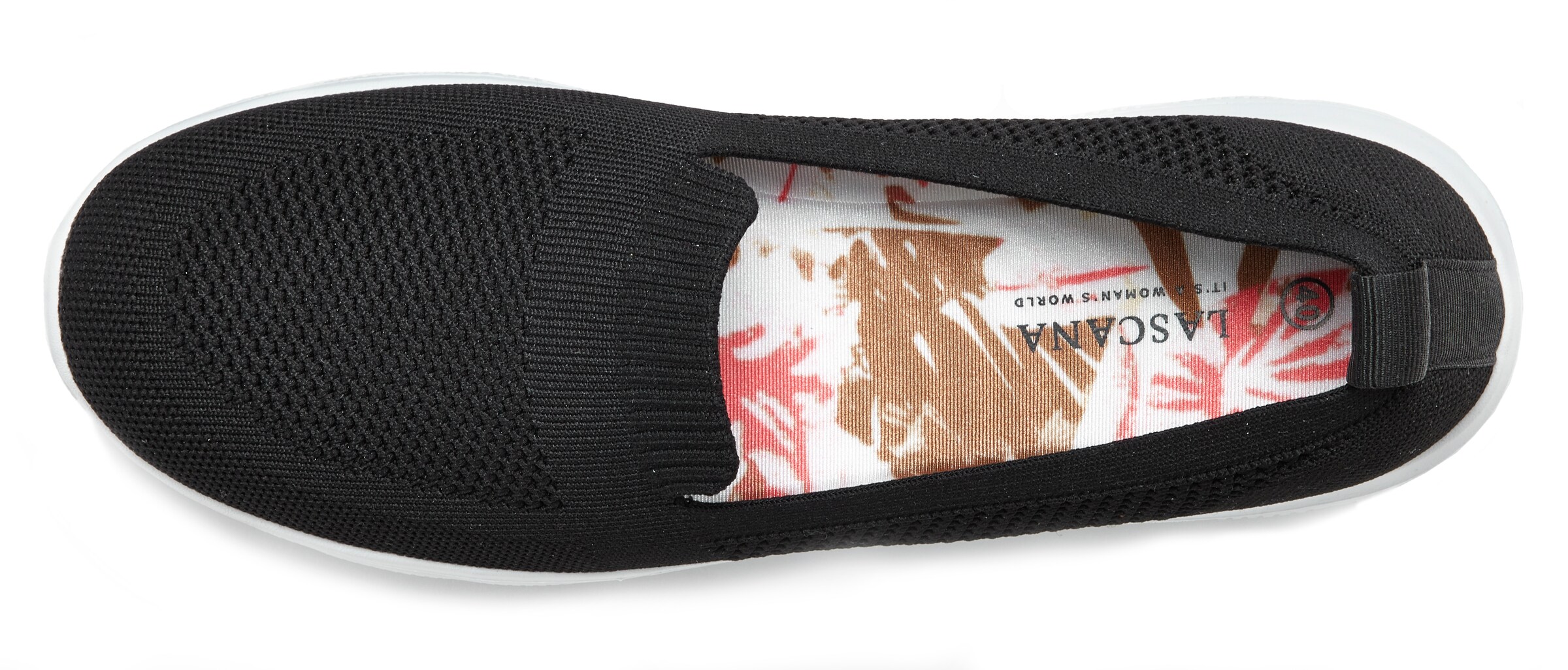 LASCANA - Zapatillas sin cordones en negro