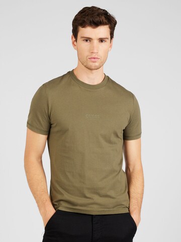 GUESS Shirt 'Aidy' in Groen: voorkant