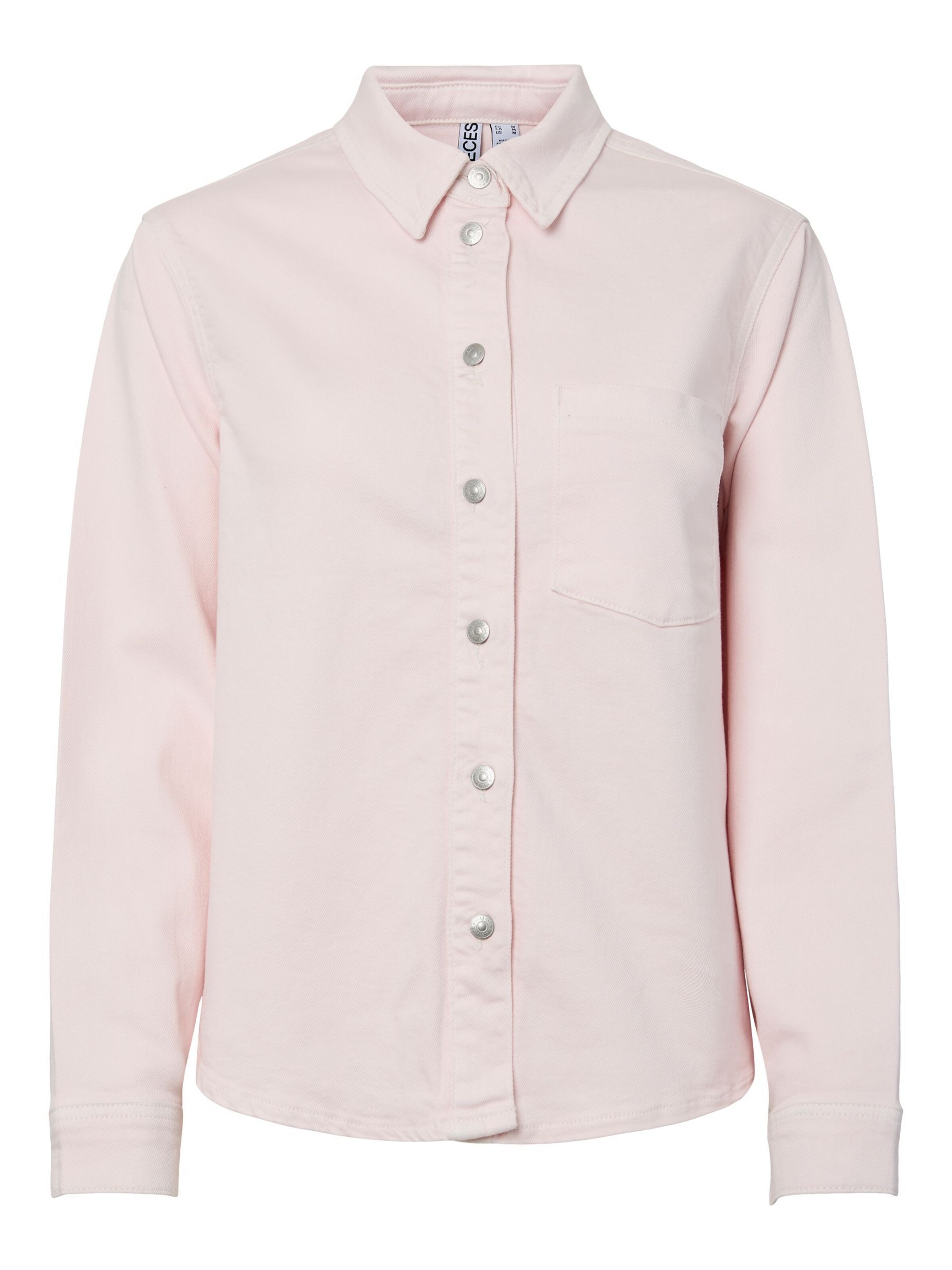 PIECES Chemisier 'PCSilke' en rose, Vue avec produit