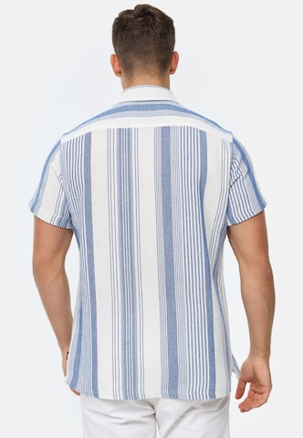INDICODE JEANS Regular Fit Hemd 'Cosby' in Blau