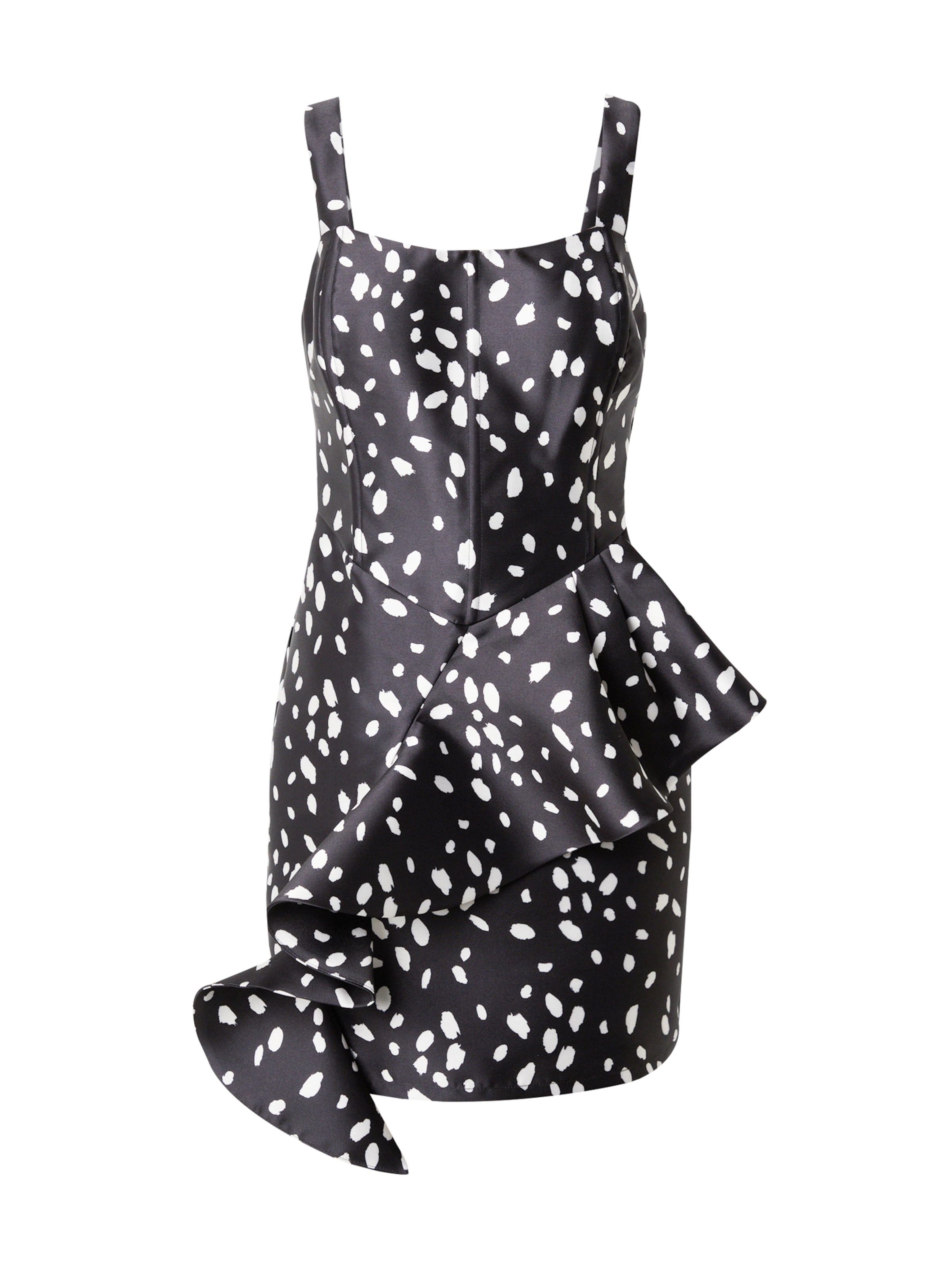 Nasty Gal Koktejlové šaty – černá: přední strana