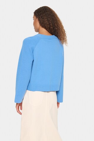 SAINT TROPEZ Pullover 'Inva' in Blau