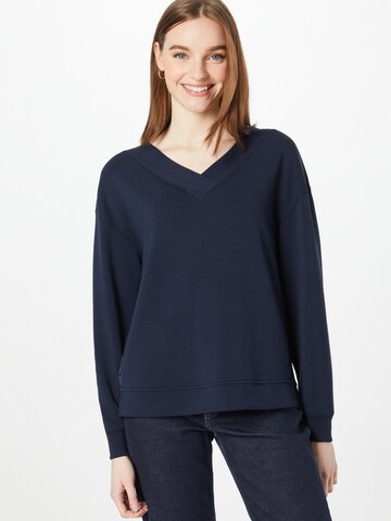 comma casual identity Sweatshirt in Blue: front