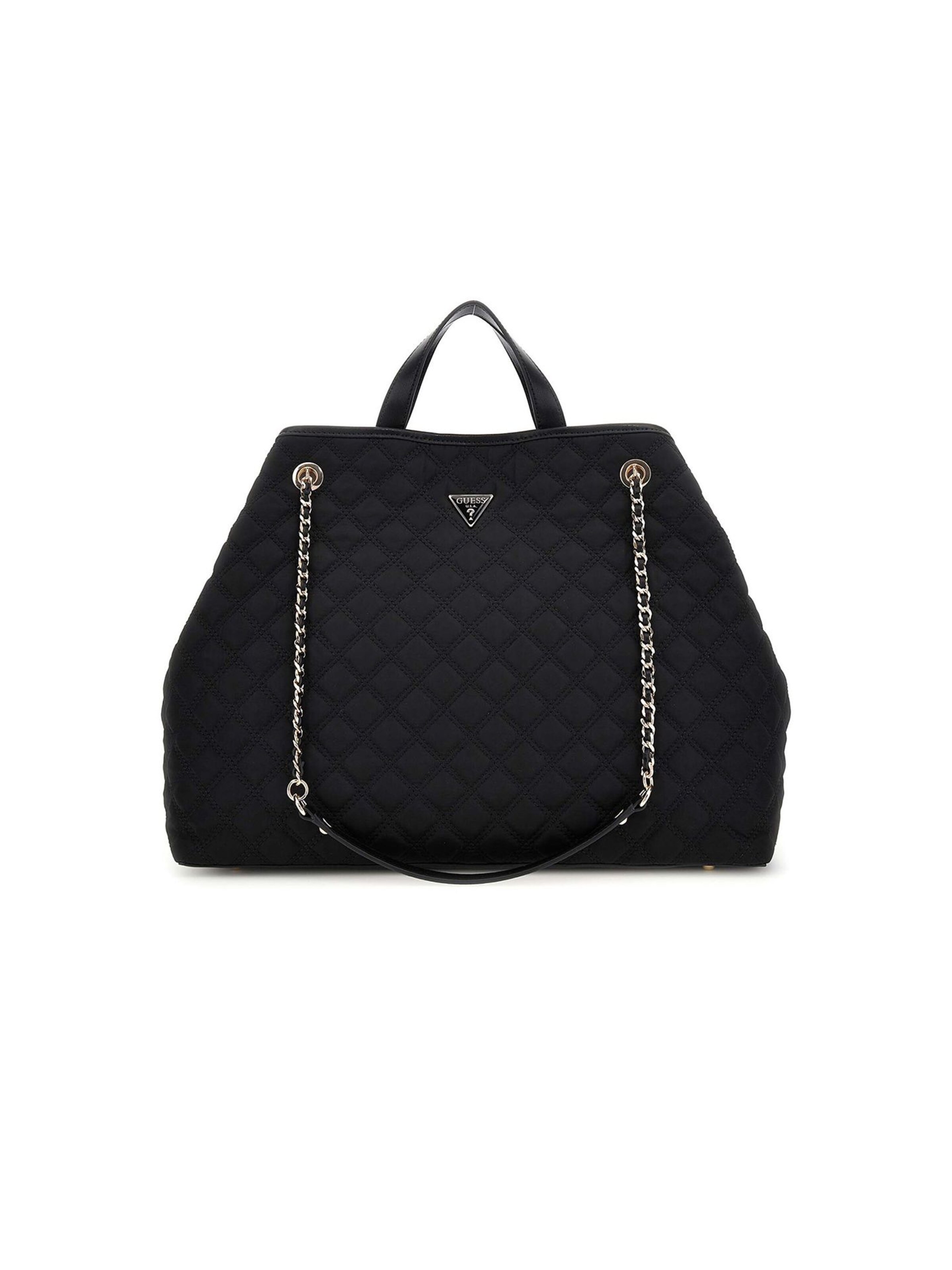 GUESS Handtasche 'Giully Ii Large 2 In 1 Tote'‌‌‌‌‌‌‌ in Schwarz: Vorderseite