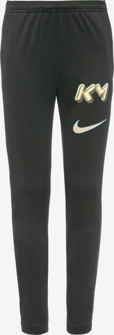 NIKE Tapered Workout Pants 'Kylian Mbappe' in Black: front