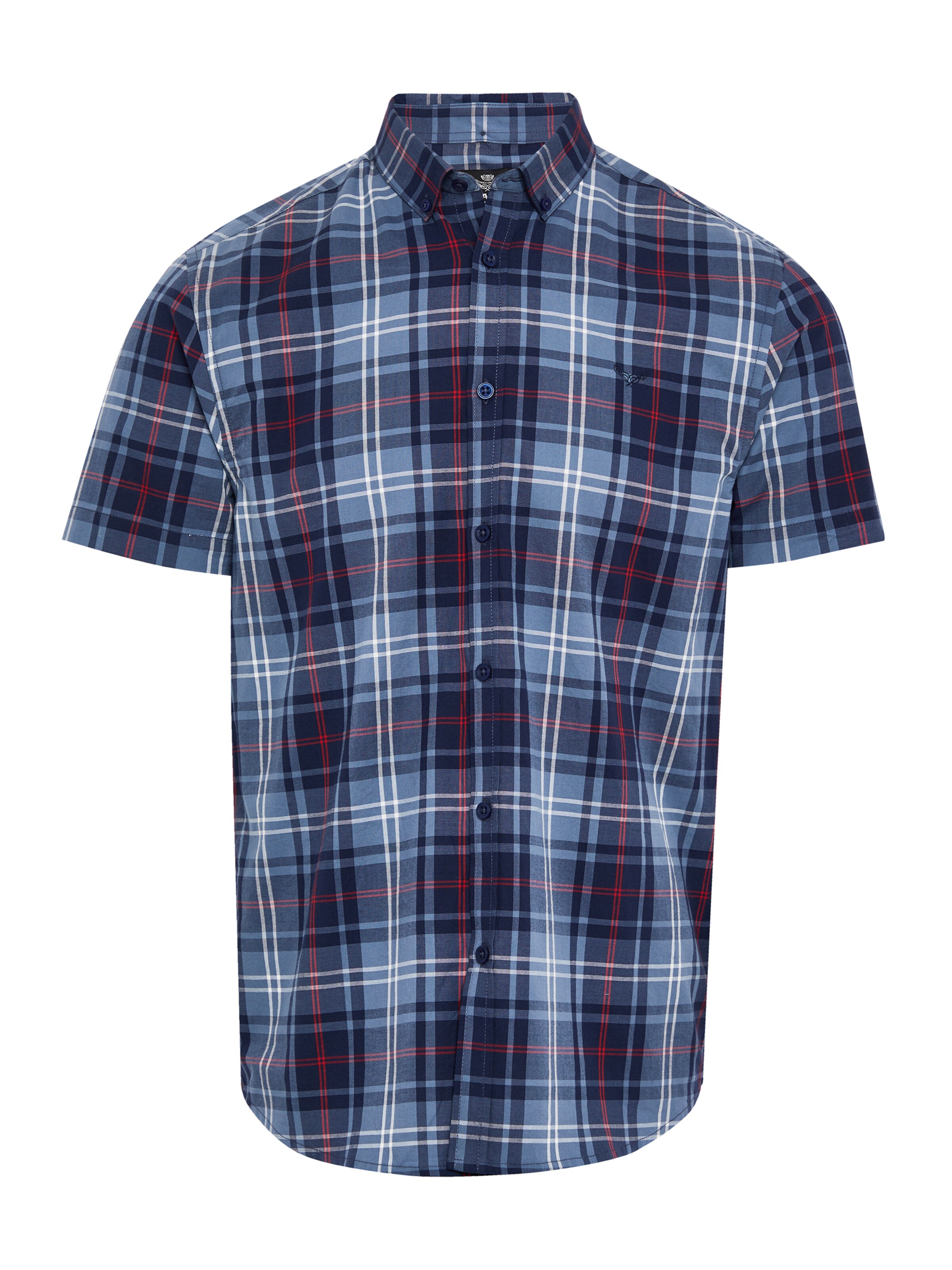 Threadbare Regular fit Button Up Shirt 'Marcello' in Blue: front