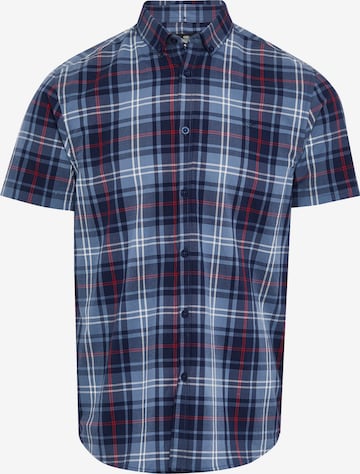 Threadbare Button Up Shirt 'Marcello' in Blue: front