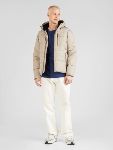 HOLLISTER Winter jacket 'ULTIMATE' in Beige