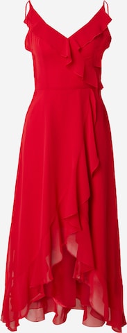 SWING Iltapuku värissä punainen: etupuoli