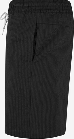 regular Pantaloni 'Seersucker' di Urban Classics in nero