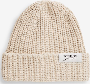 Berretto di Tommy Jeans in beige: frontale