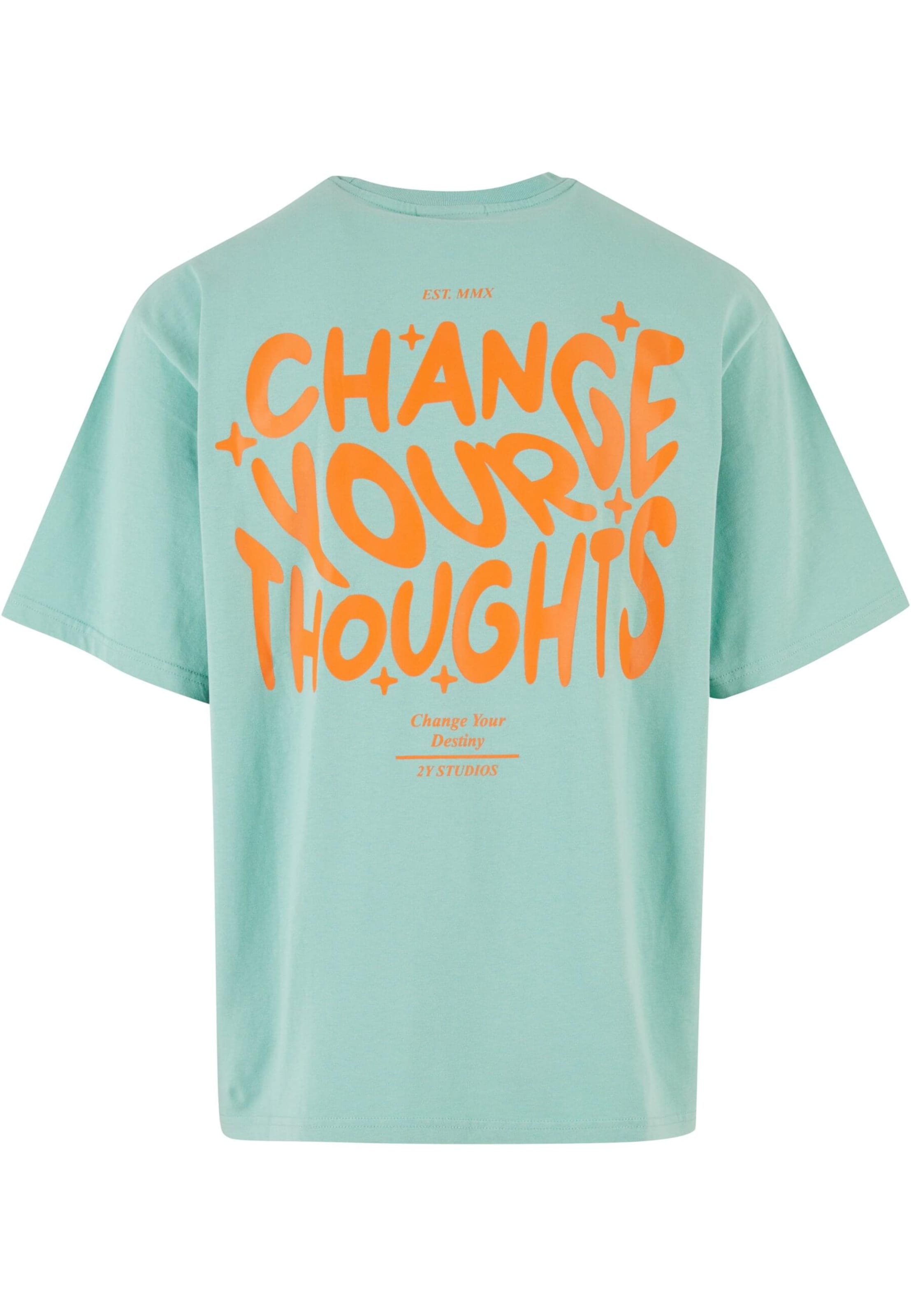 2Y Studios Shirt 'Thoughts' in Green