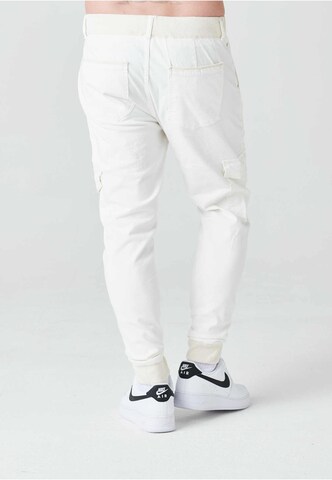 2Y Premium Tapered Jeans in Beige