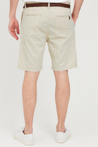 INDICODE JEANS - regular Pantalón plisado 'Ledian' en beige