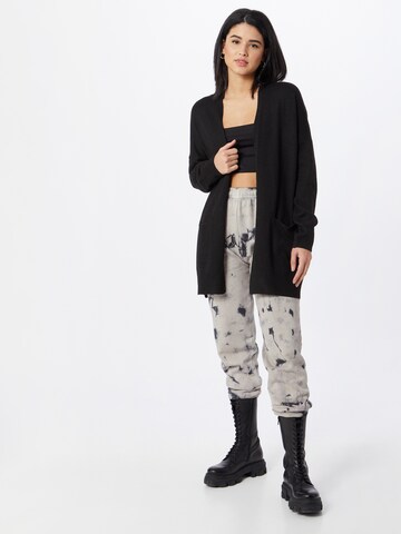 ICHI Knit cardigan in Black