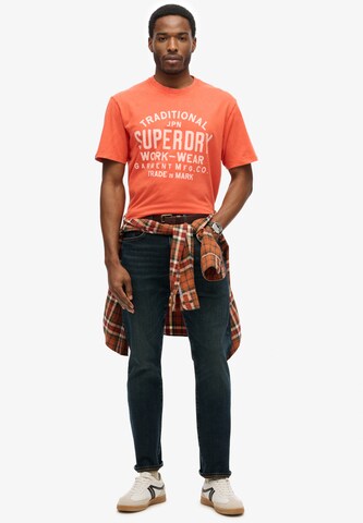 Superdry Shirt in Orange