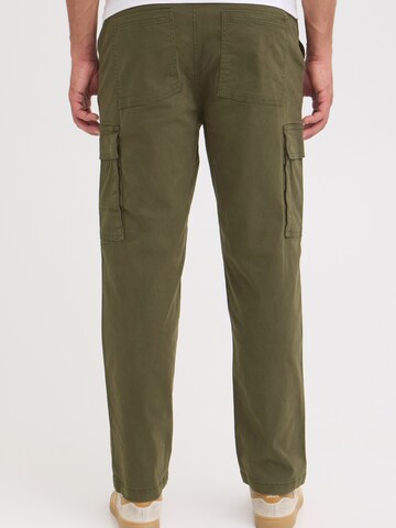 BLEND Regular Cargo trousers 'BHNatan' in Green