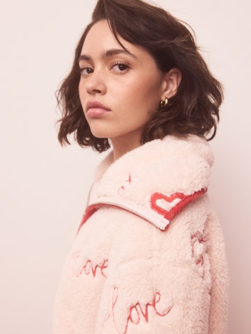 Veste en polaire Next en blanc