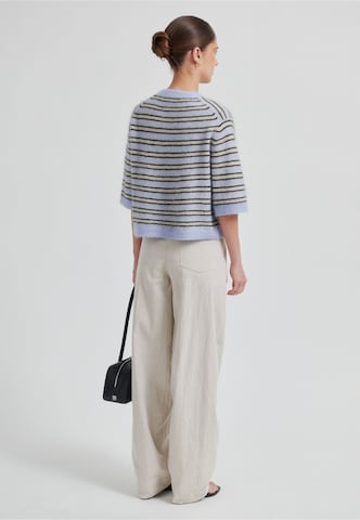 SECOND FEMALE Strickjacke 'Stellar' in Blau