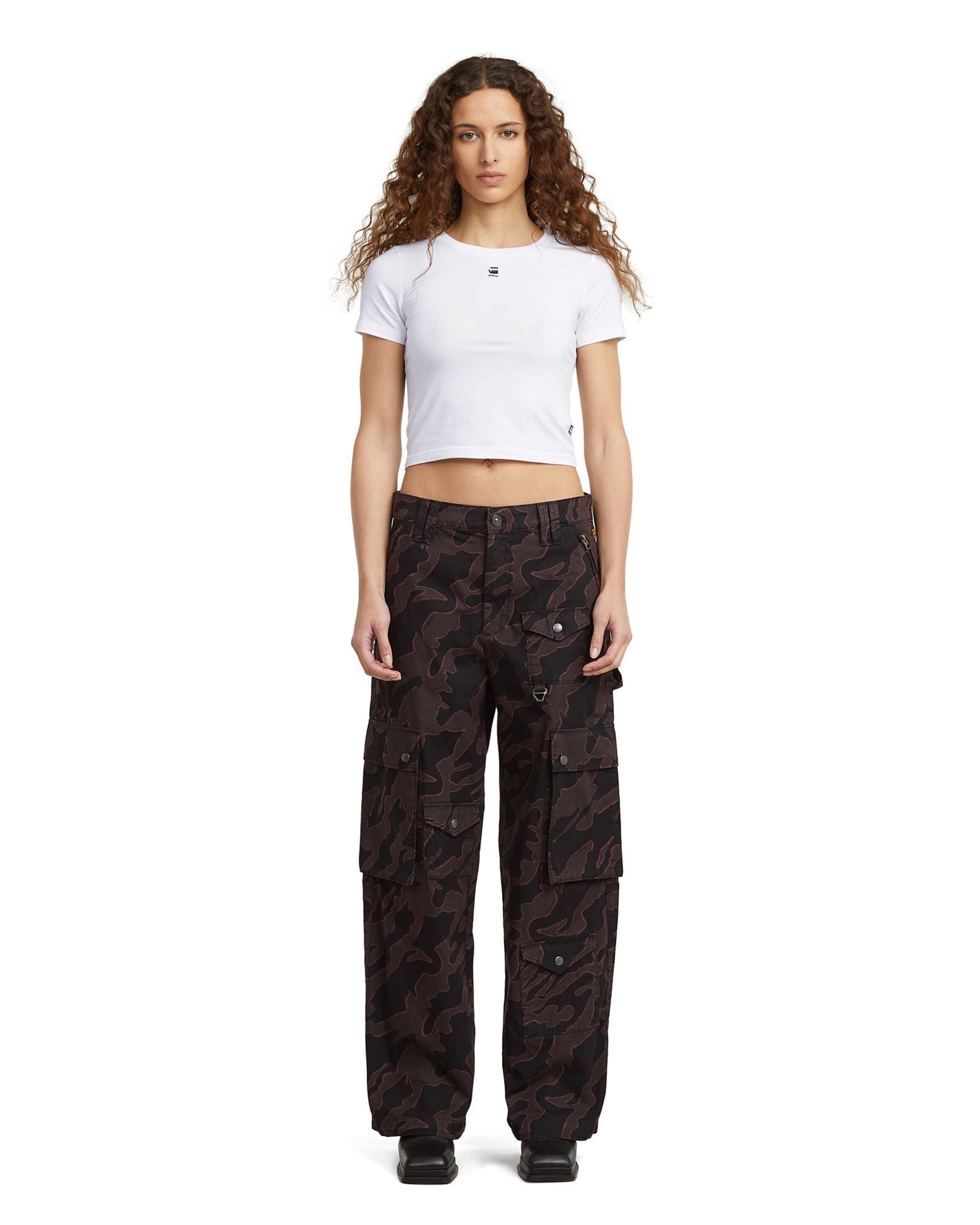 G-STAR Loosefit Cargobroek in Gemengde kleuren: voorkant