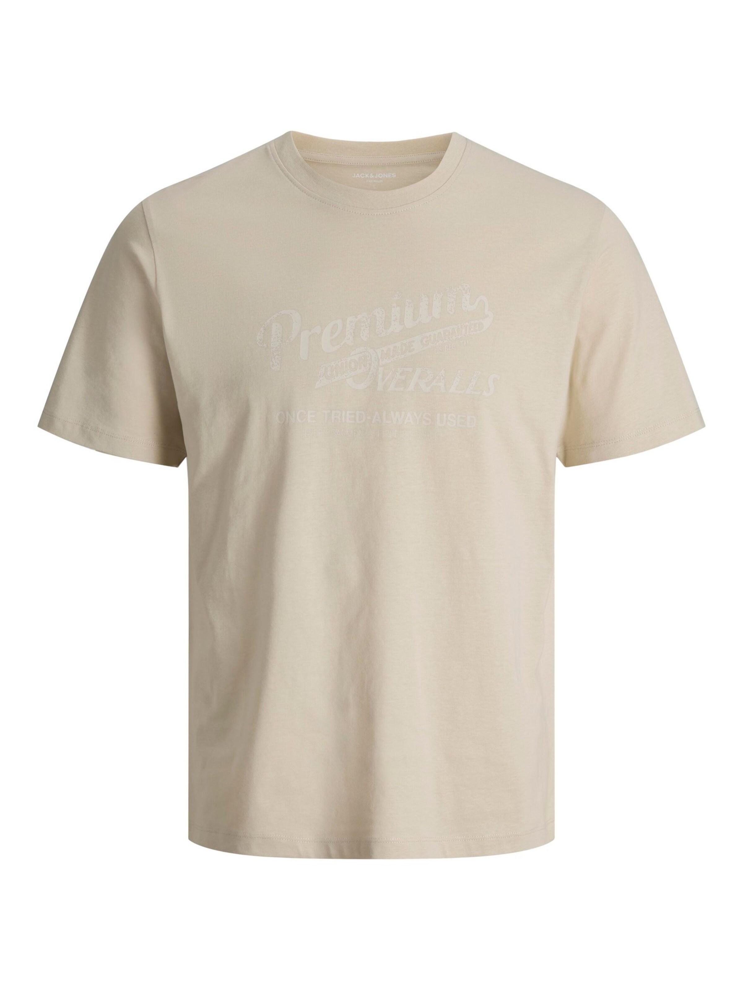 JACK & JONES Shirt in Beige: front