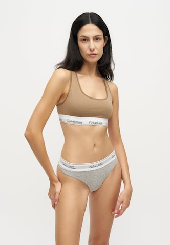 Calvin Klein Underwear Tangice | siva barva: sprednja stran