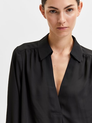 SELECTED FEMME Bluse 'Lina' in Schwarz