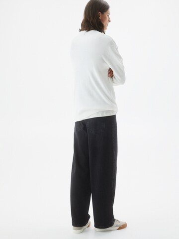 Pull-over Pull&Bear en blanc