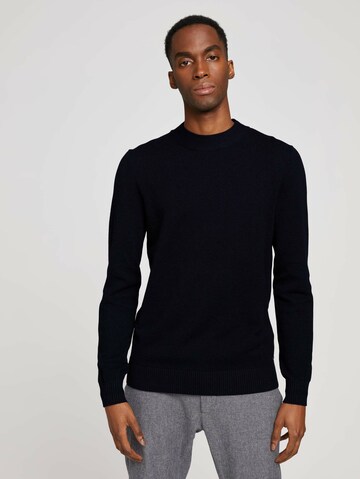 TOM TAILOR Sweater in Blue: front