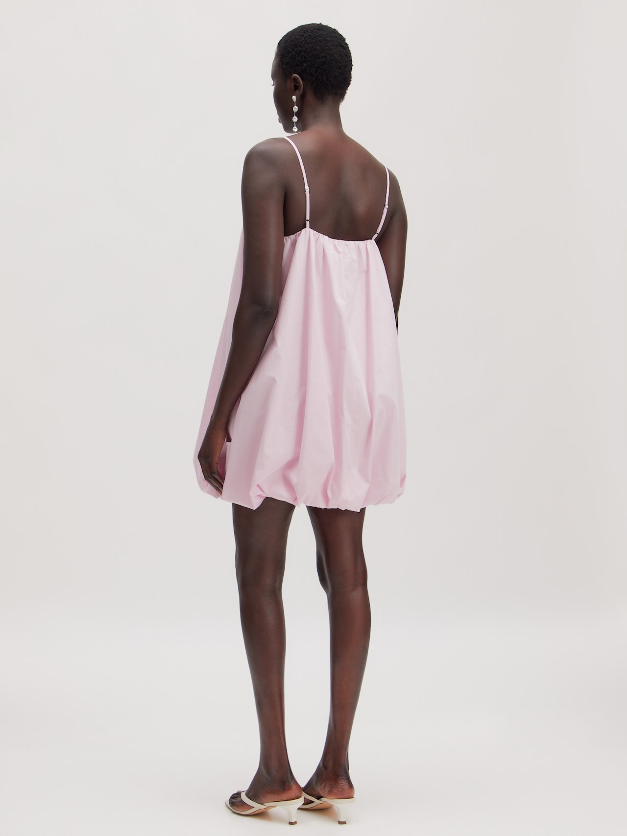 EDITED Jurk 'Fray Dress' Pastelroze
