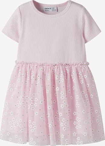 NAME IT - Vestido 'NMFFloral' en rosa: frente
