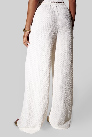 Wide leg Pantaloni di South Beach in beige
