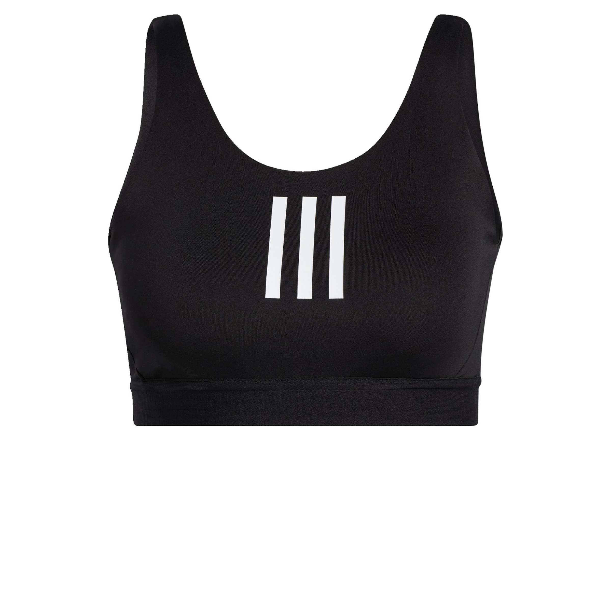 ADIDAS PERFORMANCE Sportovní podprsenka – černá: přední strana