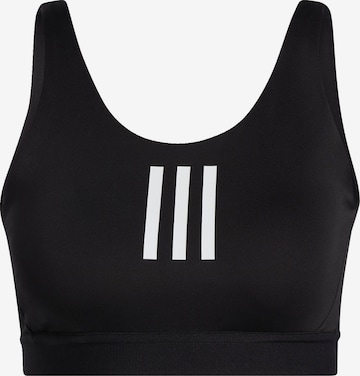 ADIDAS PERFORMANCE Sports bra in Black: front