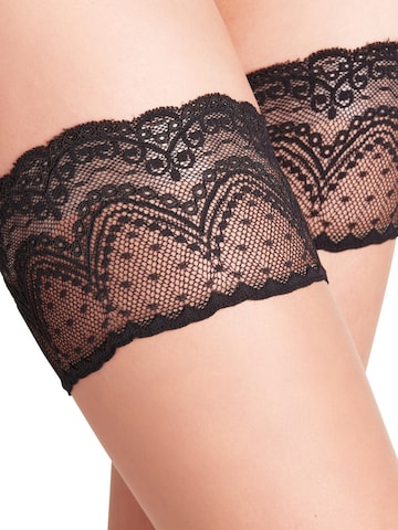 FALKE Fine Stockings 'Invisible Deluxe' in Black