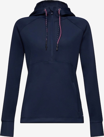 ESPRIT Athletic Sweatshirt in Blue: front