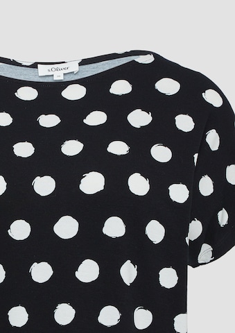 T-shirt s.Oliver en noir