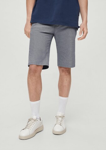 QS Regular Trousers in Grey: front