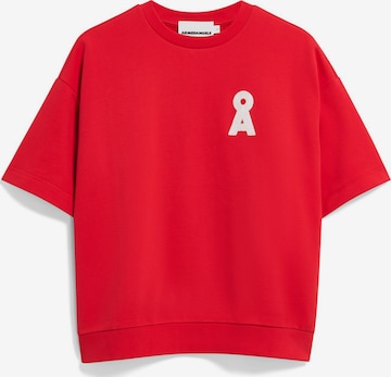 ARMEDANGELS Sweatshirt 'BAMIKA' in Red: front