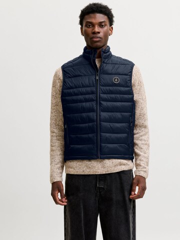 JACK & JONES Weste 'JJEKingsley' in Blau: Vorderseite