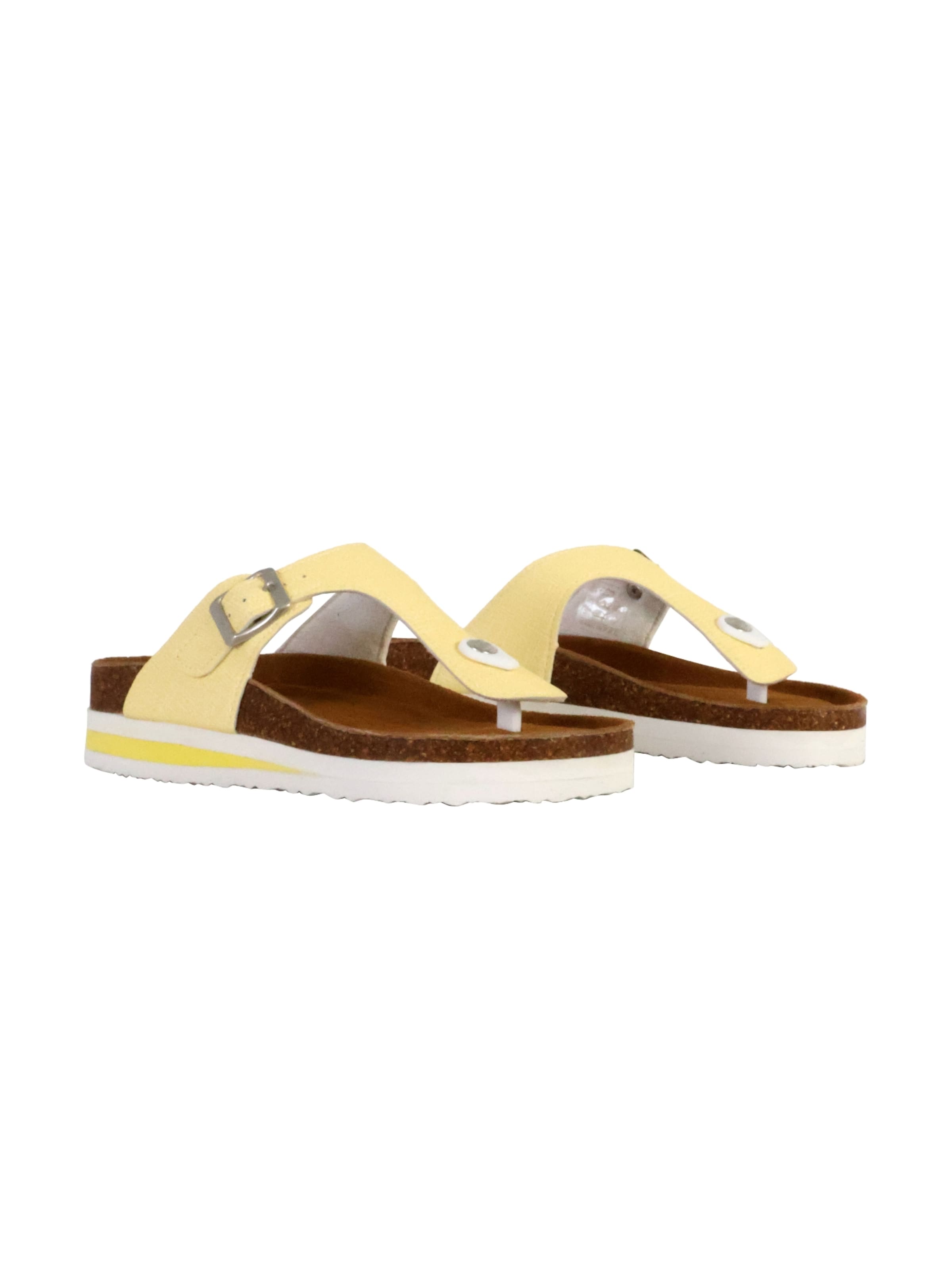 terre de marins - Zapatos abiertos en amarillo